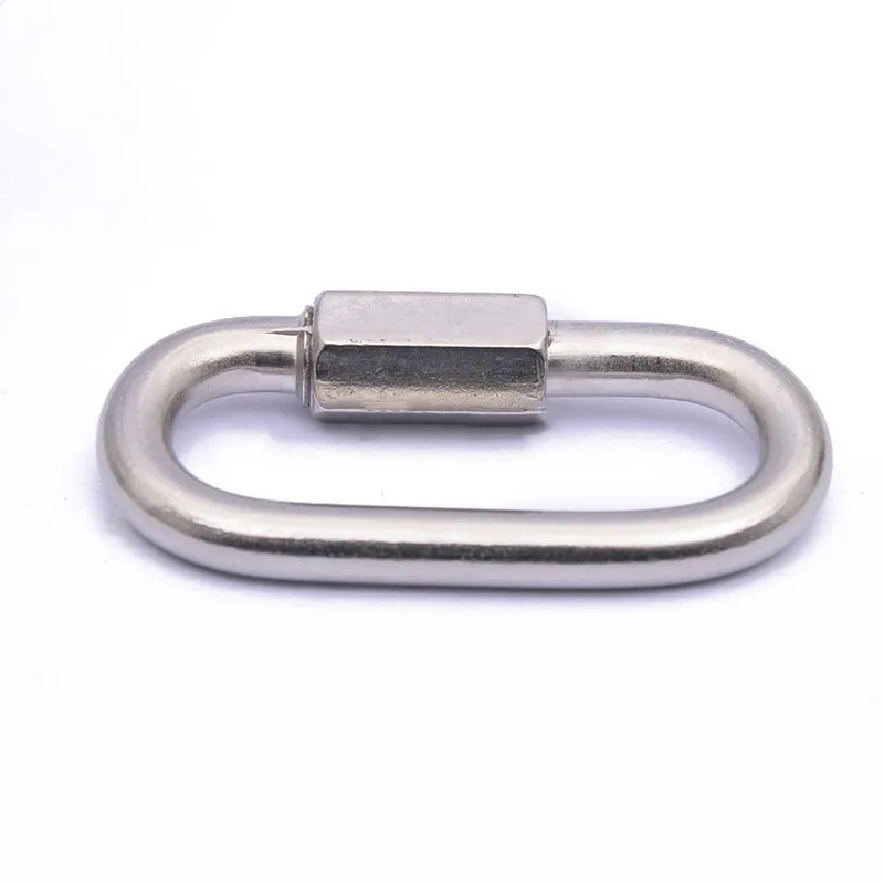 Новый винтовой замок из нержавеющей стали шестеренка для скалолазания карабин с