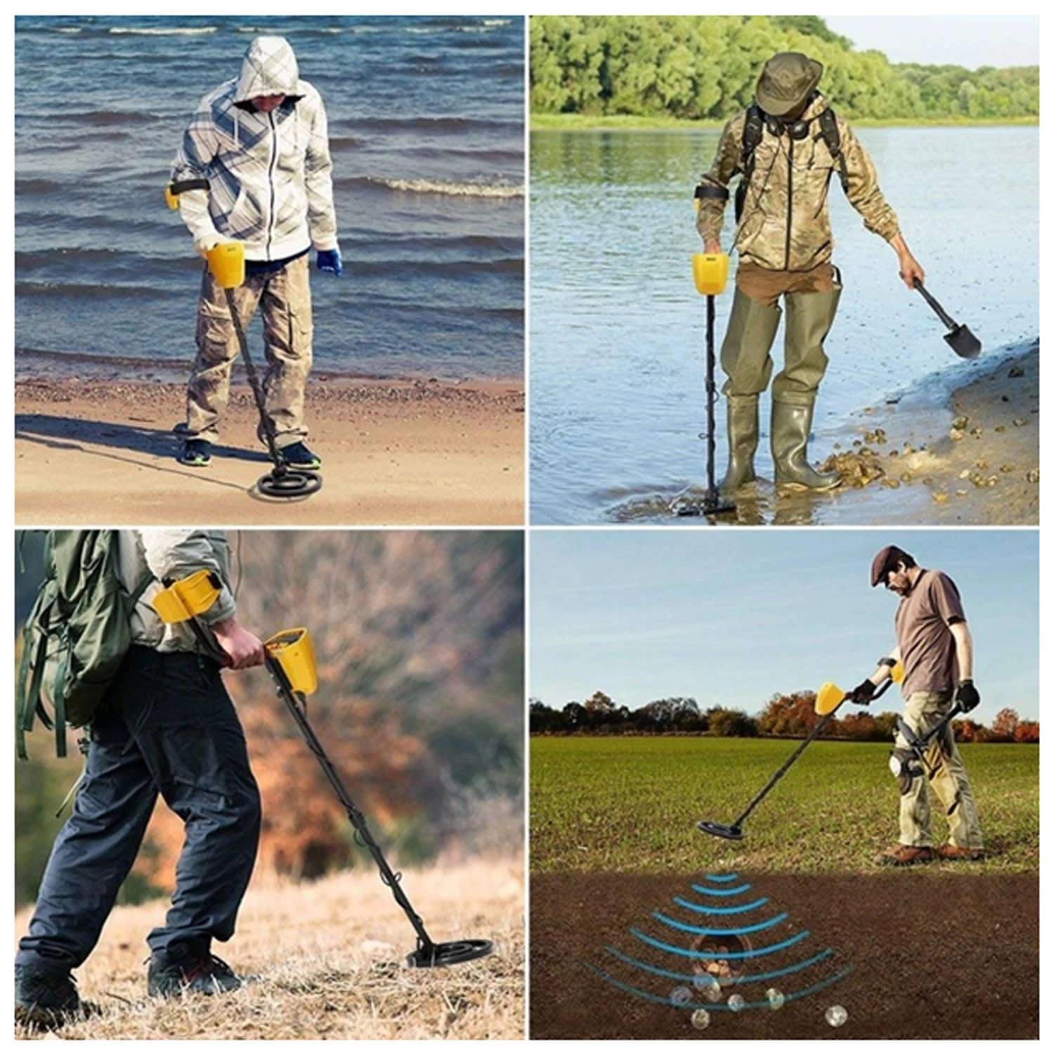 

Metal Detector Professional Metal Pinpointer Underwater Gold Detector Metal Finder GC1028 Electronic Measuring Instruments