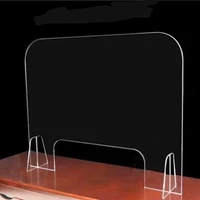 27 56x23 62inch sneeze guard plexiglass shield protection safety counter top acrylic perfection desk reception office store