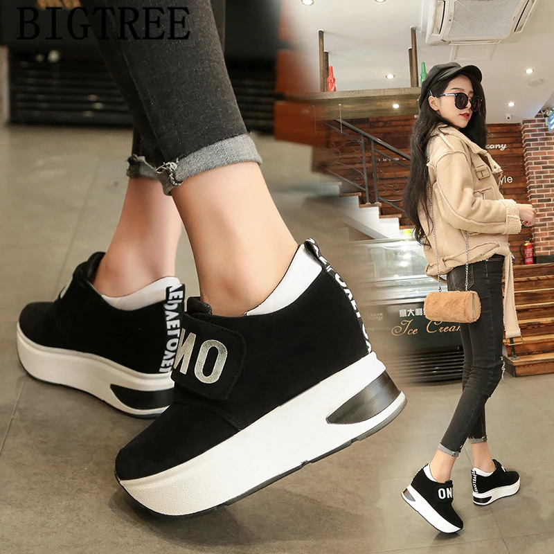 Мокасины женские кроссовки на платформе увеличивающие рост повседневная обувь