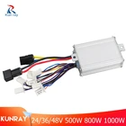 Щетка контроллера двигателя постоянного тока Kunray 500 Вт 800 Вт 1000 Вт 24 В36 В48 В для электрического велосипеда скутера, щетчатый контроллер, Аксессуары для велосипеда
