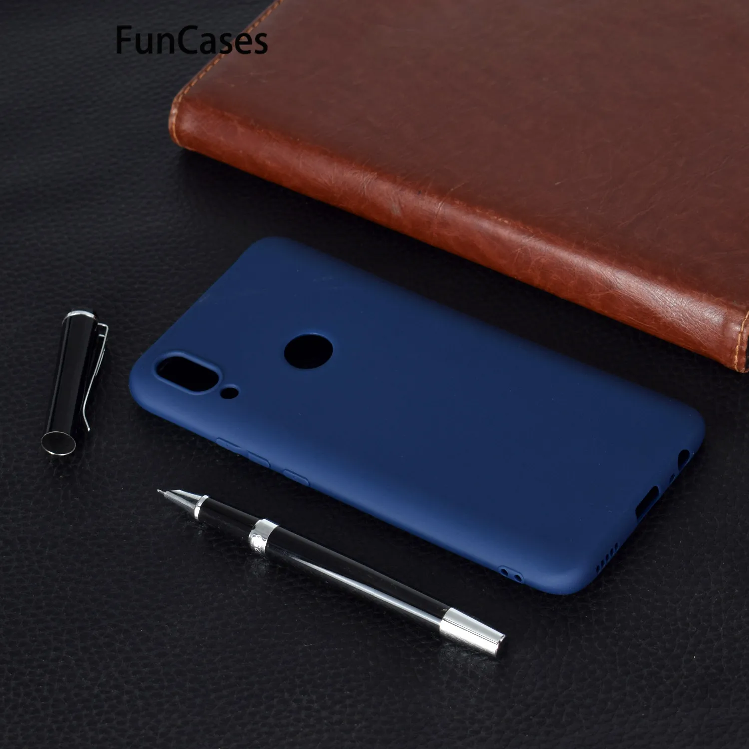 Красные чехлы для телефонов telefon huawei P Smart Z Telefoan простые Чехлы armor Y9 Prime 2019 мягкие из
