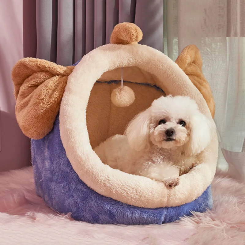 

Soft Cave Beds For Small Dog Bed Cat's House Nest Bed Cama Gato Dog Accessories Pet Products Cat Furniture Kennel Pet Supplies