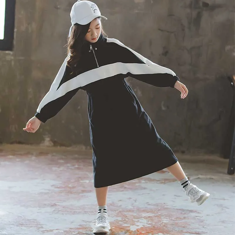 Платье для девочек сезон осень-зима коллекция 2019 года детское Повседневное