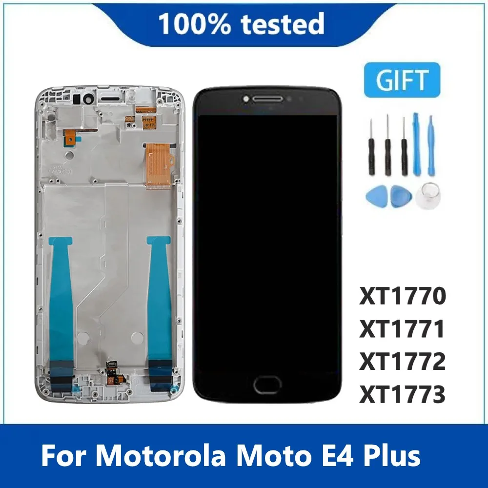 ЖК-дисплей для Motorola Moto E4 Plus сенсорный экран рамка дигитайзер оригинал MOTO XT1770 XT1773