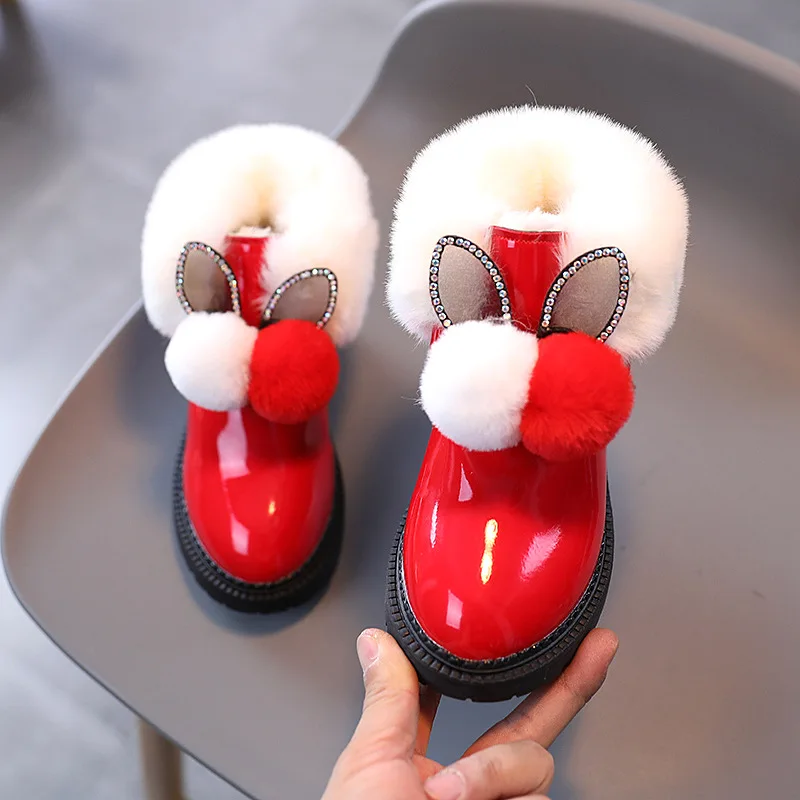 Winter High Quality Children Shoes Casual Kids Shoes 2021 Fashion Girls Shoes For Girls Boots Keep Warm Girls Snow Boots enlarge