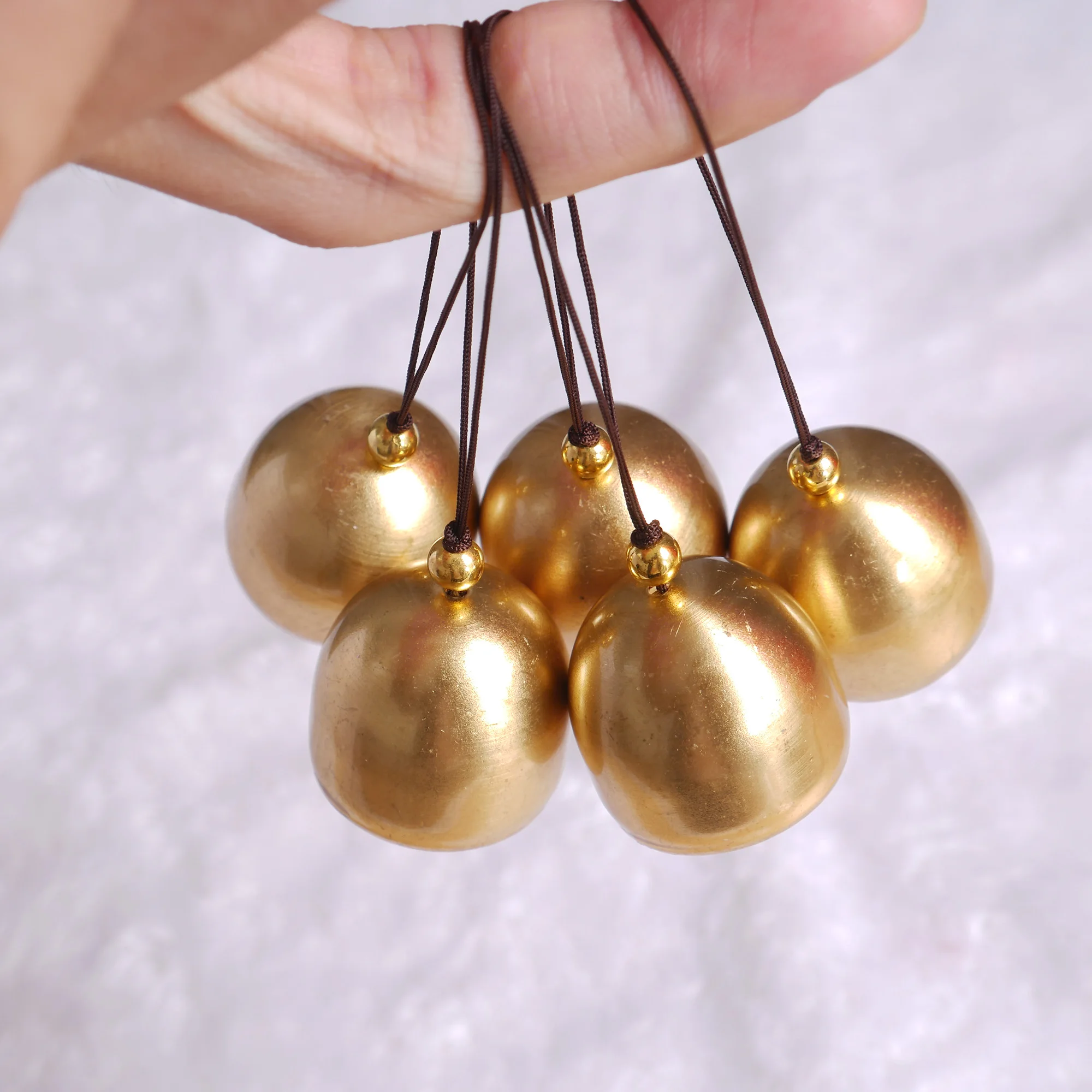 10 Pieces Christmas Metal Bell Decoration Pure Copper Pendant Brass Door DIY Craft Wind Chimes Making Art Handmade | Спорт и
