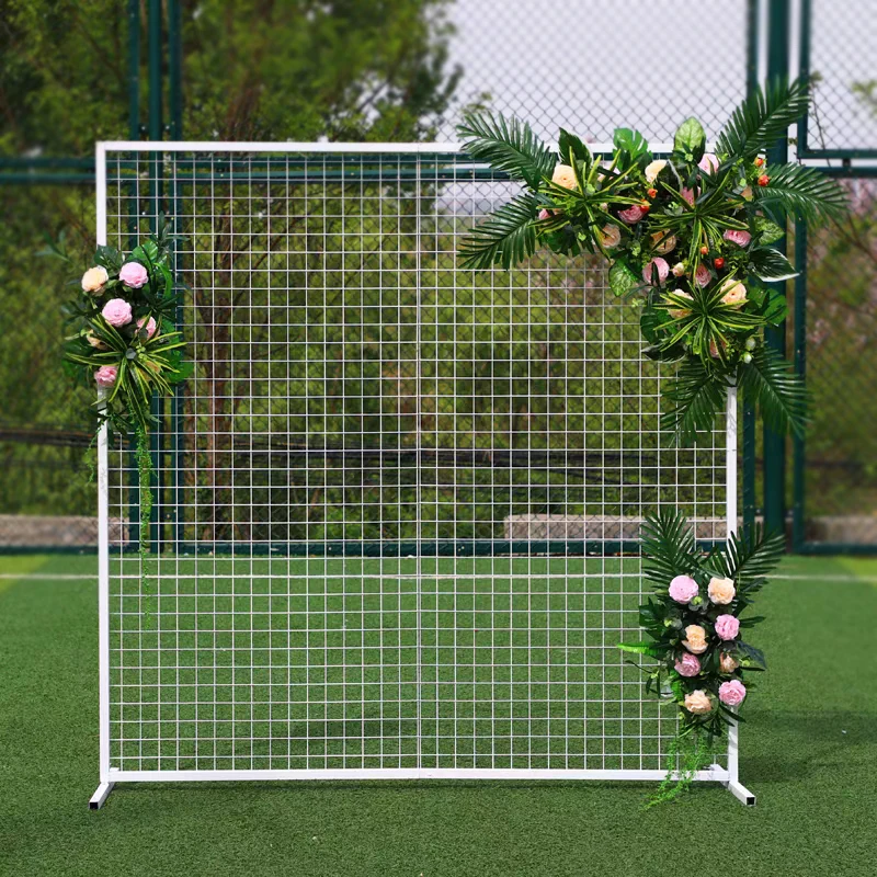 Железная квадратная сетка декоративная арка для свадьбы свадьба день рождения