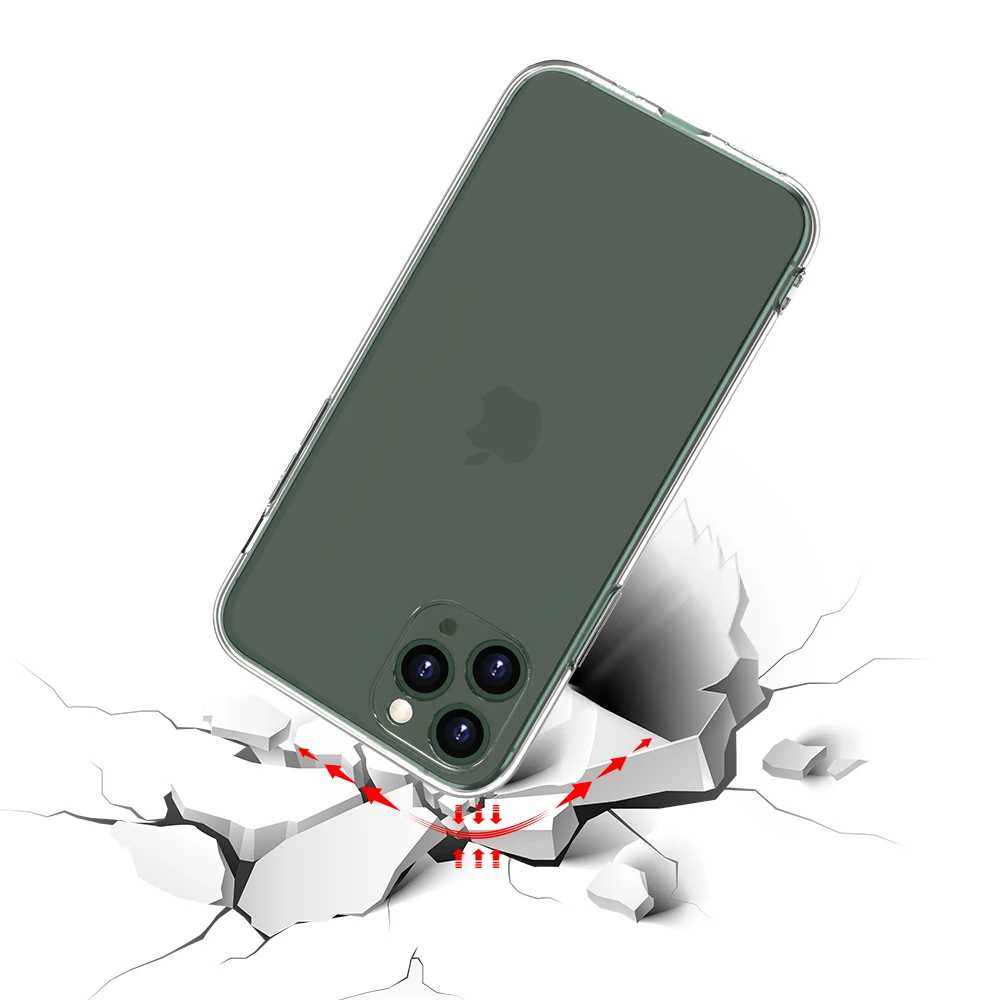 Прозрачный силиконовый чехол для iPhone 12 Mini 13 11 Pro Max XS X XR SE 2020 7 8 Plus 6S | Мобильные