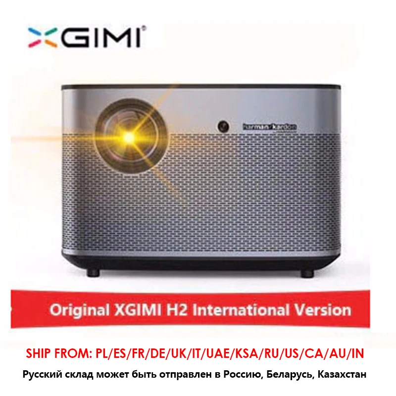Проектор XGIMI H2 1920*1080 dlp Full HD 1350 люмен 3D проектор поддержка 4K Android Wi-Fi мультимедийный
