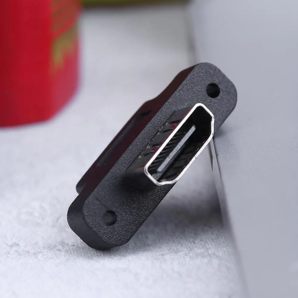 Адаптер Мама мама закручивающаяся крышка Панель Кабельный соединитель