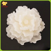 peony flower silicone mould wedding candle silicone mold diy soap plaster fragrance tools