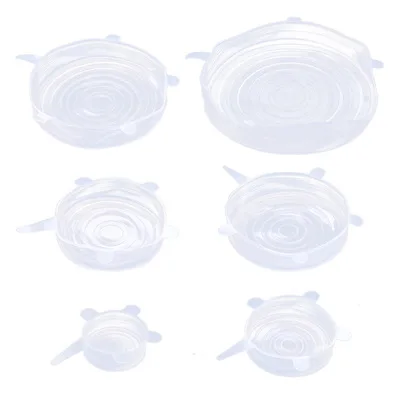 Пищевая силиконовая крышка 12 шт./компл. универсальные силиконовые крышки для