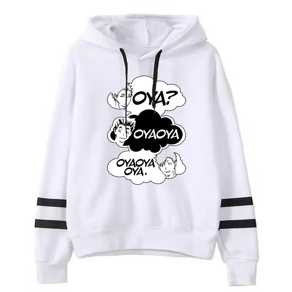 

Толстовка с капюшоном OYA OYAOYA OYAOYAOYA Haikyuu, японские аниме пуловеры с длинным рукавом, топы унисекс