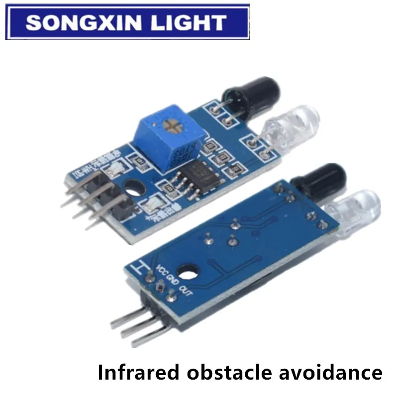 50 шт. инфракрасный датчик избегания препятствий модуль смарт автомобиль робот 3