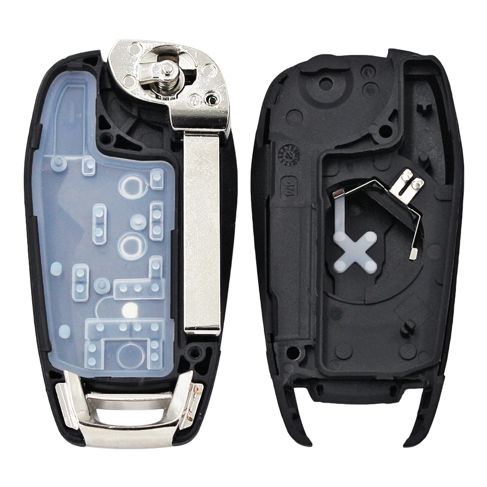 Складной откидной Чехол с 3/4 кнопками дистанционного ключа умный корпус для