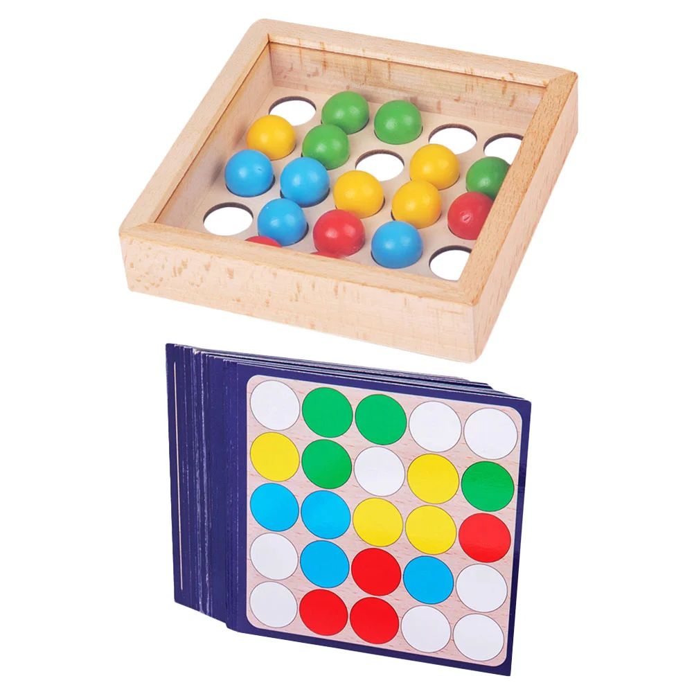 

1 комплект деревянных шариков для развития интеллектуальной игры на палец