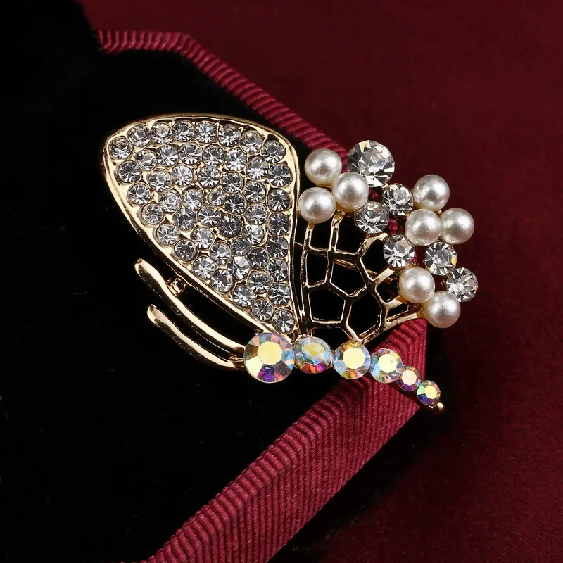 Hesiod смешанный стиль бижутерия винтажная Золотая брошь булавки австрийские