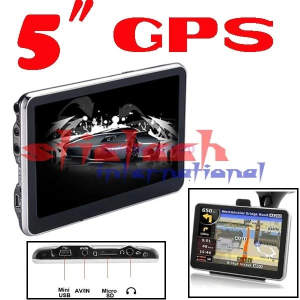 От DHL или EMS 10 штук без прибыли 5 дюймов GPS Bluetooth AV IN &quotАвтомобильный с бесплатной