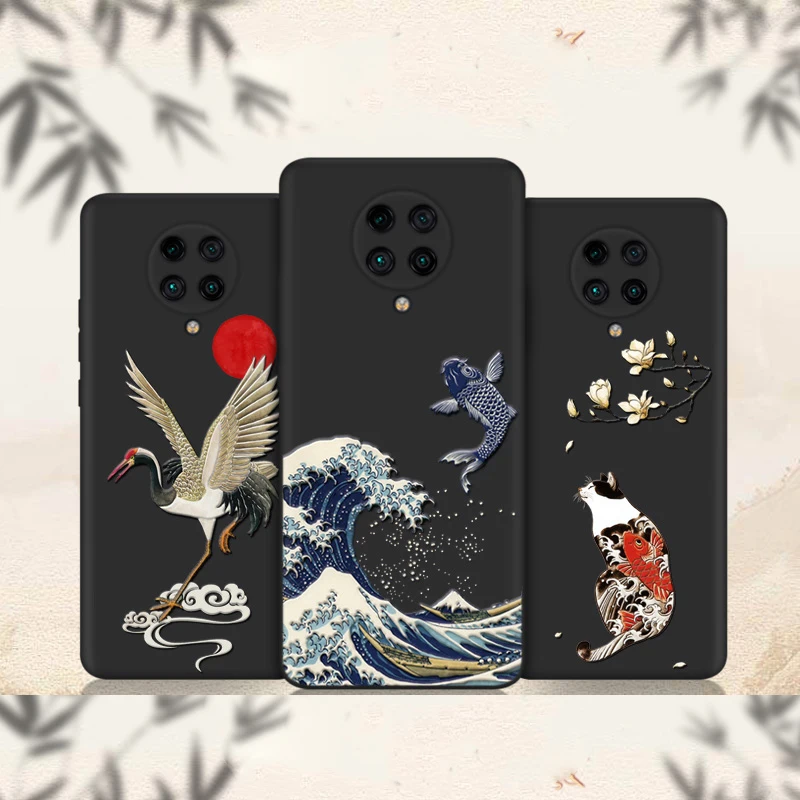 Чехол для Xiaomi Redmi K30 Ultra K20 Pro Mi 9T POCO X2 F2 рельефный матовый мягкий чехол с тиснением