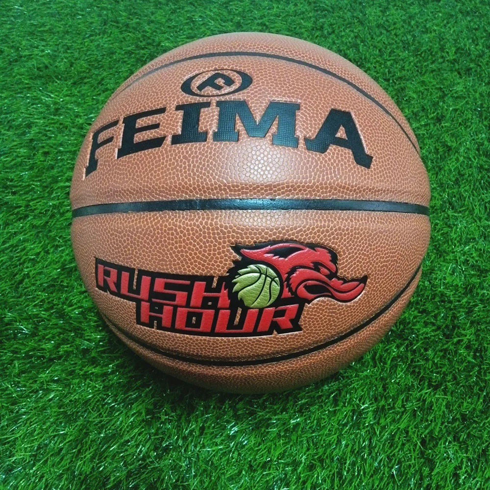 

ROHDE All India Rubber Basketball High Elastic PVC Material Size 7 College Competition Training Basketball