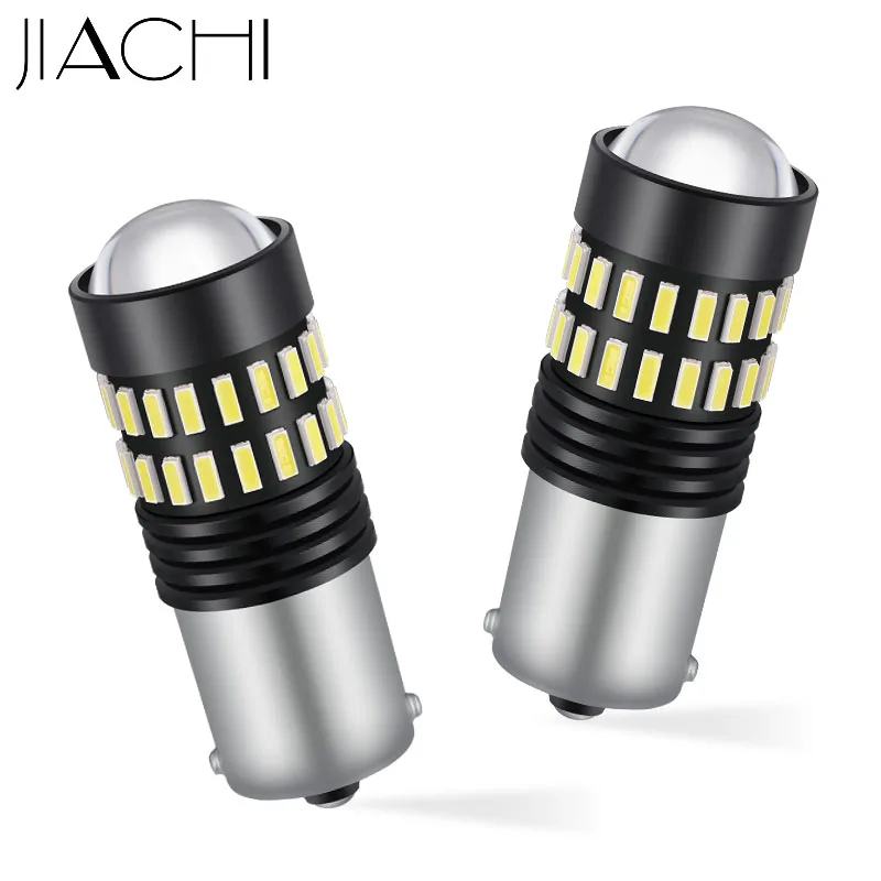Автомобильные стоп-сигналы JIACHI светодиодсветодиодный лампы 100 P21W BA15S 1156 1157 1206 48 SMD