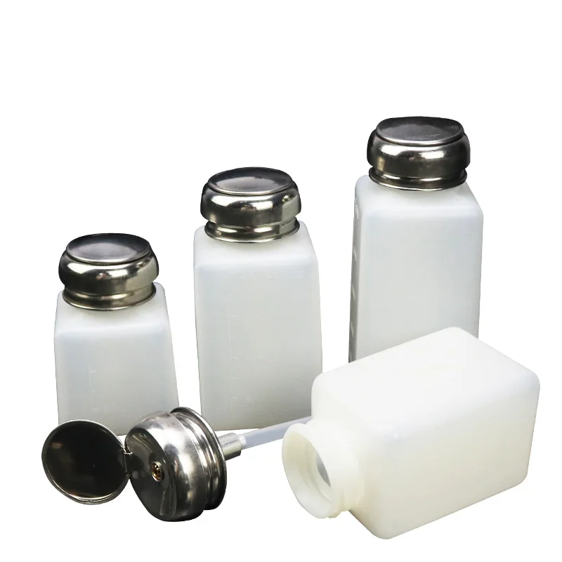 

Антистатическая пластиковая бутылка для спирта 100 мл/200 мл/250 мл с крышкой из нержавеющей стали для ремонта фотографий