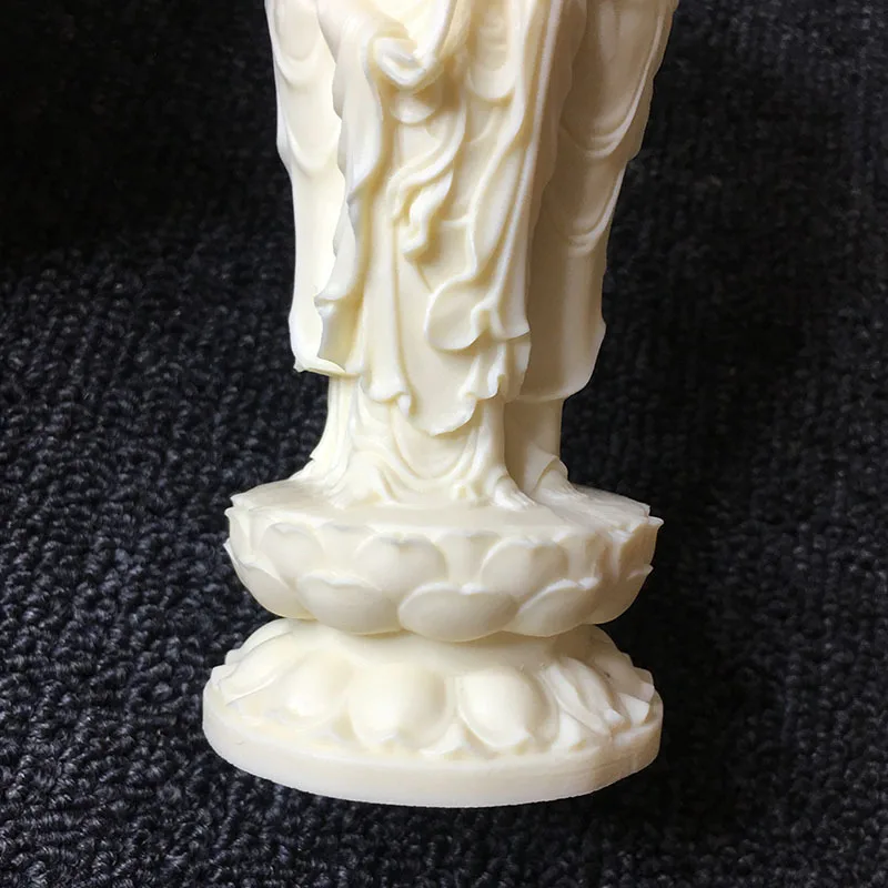 Ручной резной трехмерный стереоскопический три-лицом будды скульптура в стиле