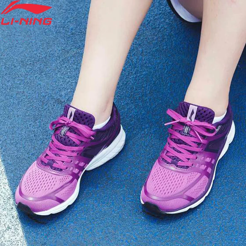 Li-Ning/женские кроссовки Rouge Rabbit, Смарт кроссовки с чипом, подкладочный светильник, спортивная обувь ARBM114 SONF17