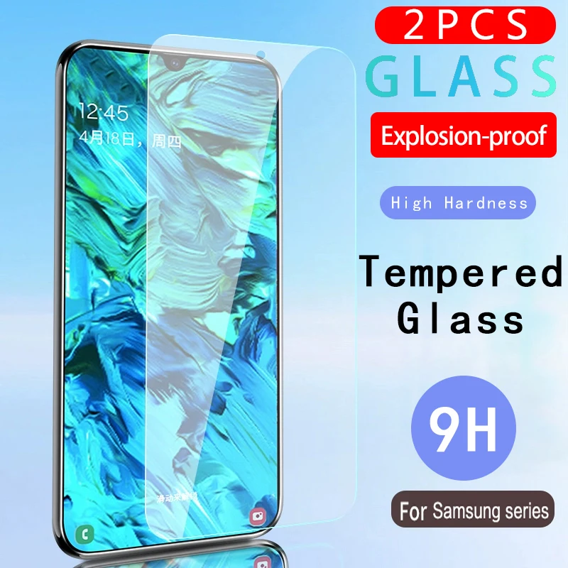 

Закаленное стекло с полным покрытием для Samsung Galaxy A71 A51 A41 A31 A21 A11 A01, пленка для экрана Samsung M01 M11 M21 M31, стекло, 2 шт.
