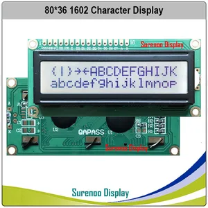 162 16X2 1602 символьный ЖК-модуль дисплей экран LCM FSTN Postive с белосветодиодный Ной подсветкой