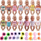 1 шт. купальник Reborn + 1 шт. солнцезащитные очки, 18 дюймов, американская кукла 40-43 см, аксессуары для новорожденных, подарок на день рождения, фестиваль