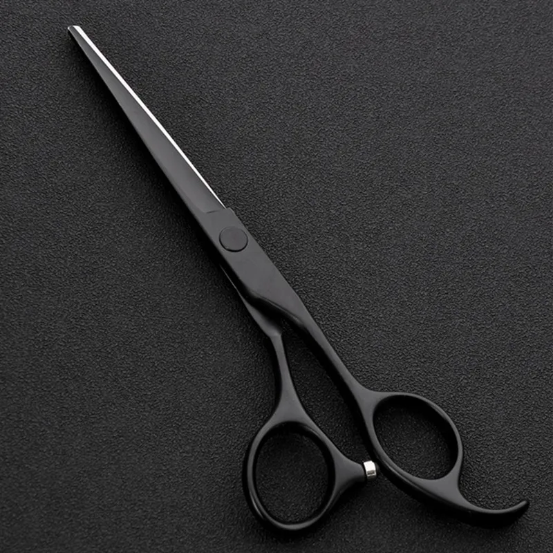 

professional japan 440 steel 6 inch black hair scissors set cutting barber salon haircut thinning shears hairdressing scissors