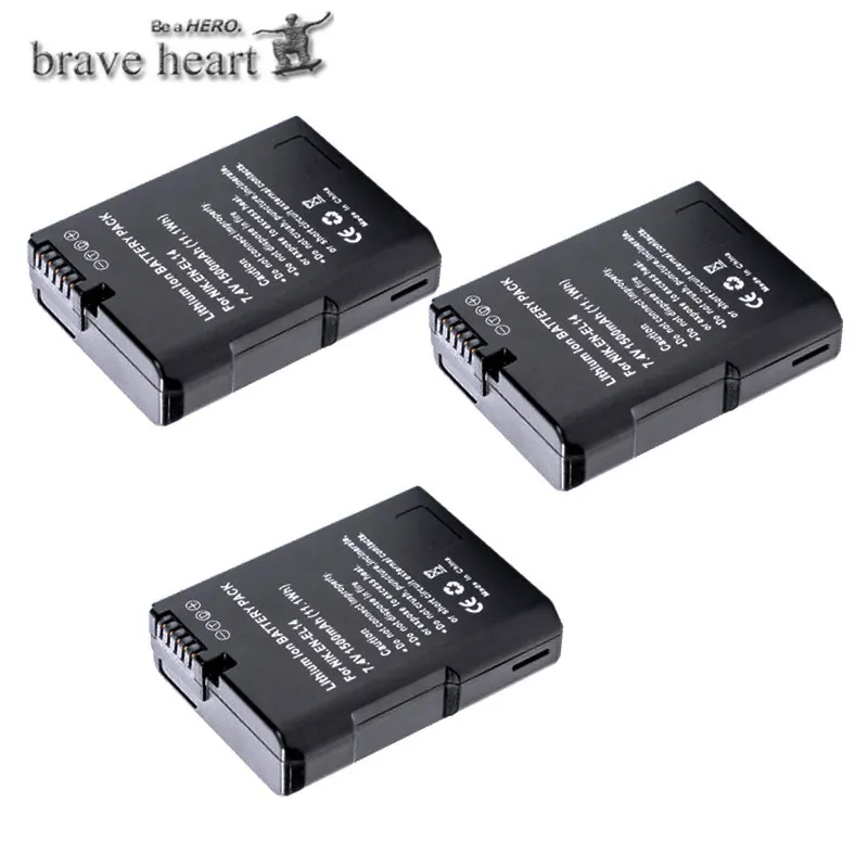 10x EN-EL14 EN-EL14a ENEL14 RU EL14 EL14A Батарея для Nikon P7800, P7700, P7100, D3400, D5500, D5300, D5200, D3200, D3300, D5100, D3100