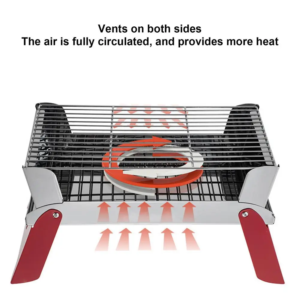 

Foldable BBQ Grills Patio Barbecue Charcoal Grill Stove Stainless Steel Outdoor Camping Picnic Barbecue BBQ Accessories Tools
