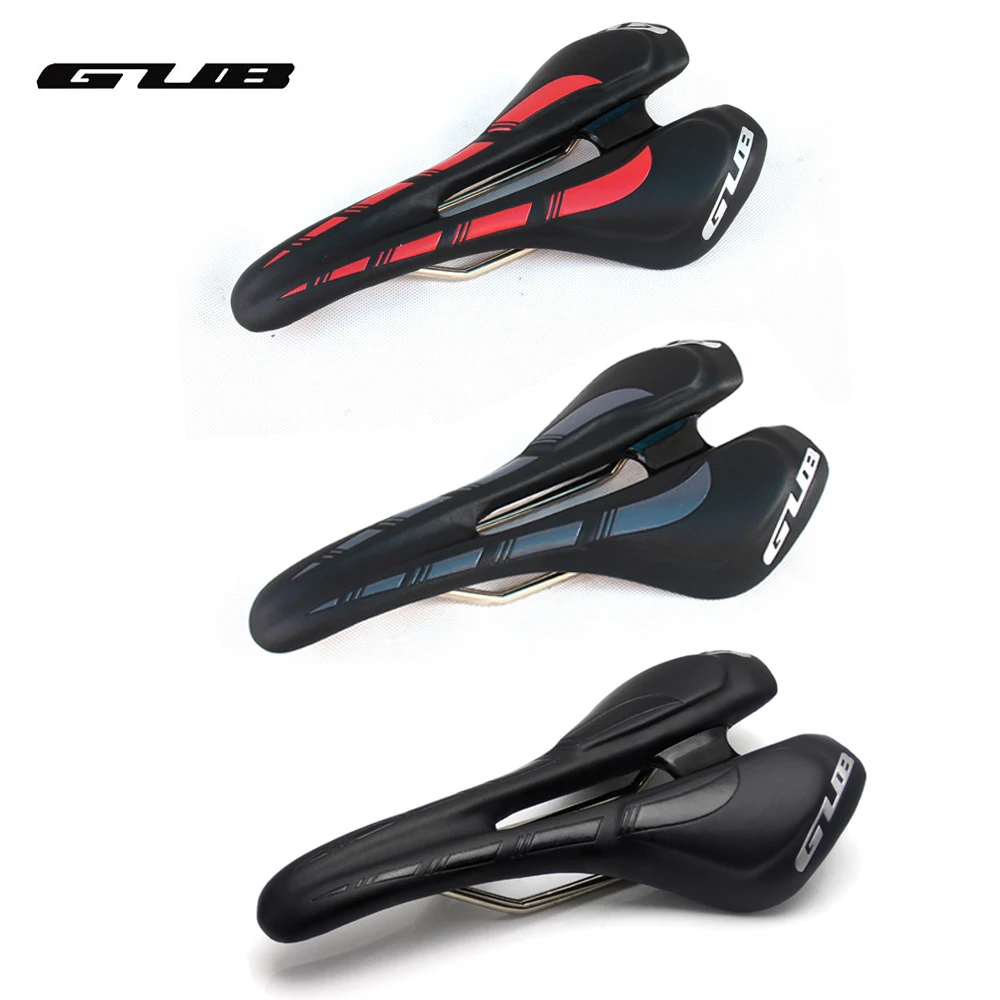 

GUB Wide MTB Mountain Bicycle Saddle Bike Seat For Bike Cycling Leather Saddle Hollow Seat Cushion Road Bike Seat Cycle Access