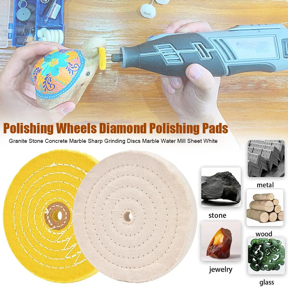 

Polishing Wheels Diamond Polishing Pads Granite Stone Concrete Marble Sharp Grinding Discs Marble Water Mill Sheet White