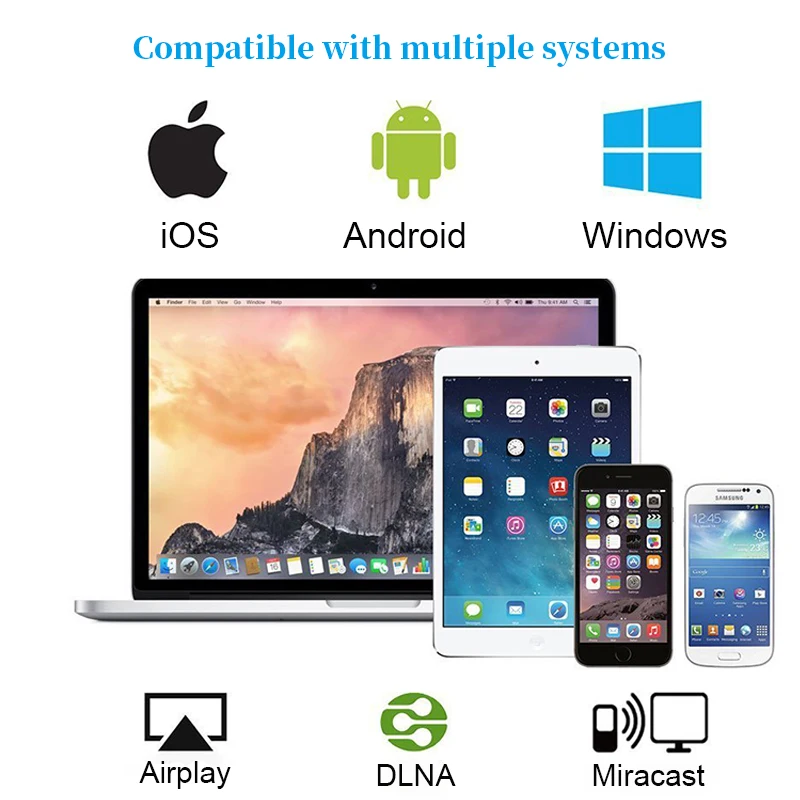 Адаптер для телевизора Anycast 1080P M4 беспроводной адаптер Dlna Airplay HDMI совместимый