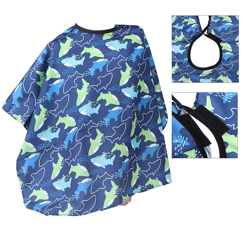 

Kid Cartoon Dressing Cape Salon Gown Cover Barber Hairdresser Hair Cut Cloth Hairdresser Hair Styling Tools Waterproof Cloth