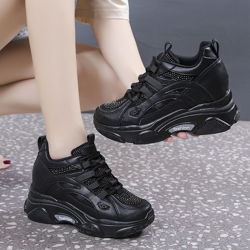 

2021 Stylish Brand Design Women Sneakers Chunky Shoes Ladies Breathable Mesh Trainers Women's Light White Sport Shoes