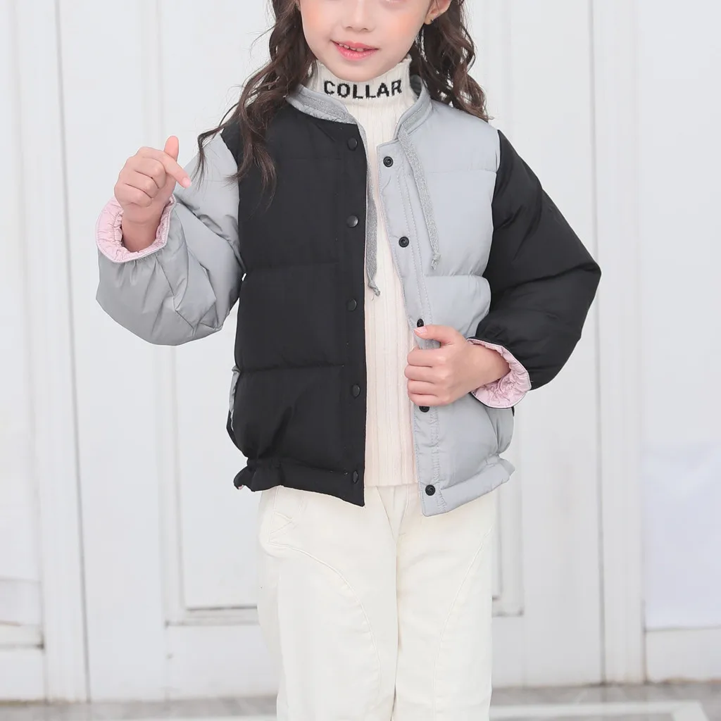 Kids Snowsuits Winter Boy Girl Ddown Coat Waterproof Spring Autumn Thick Padded Jacket Casual Clothes Y824 | Детская одежда и