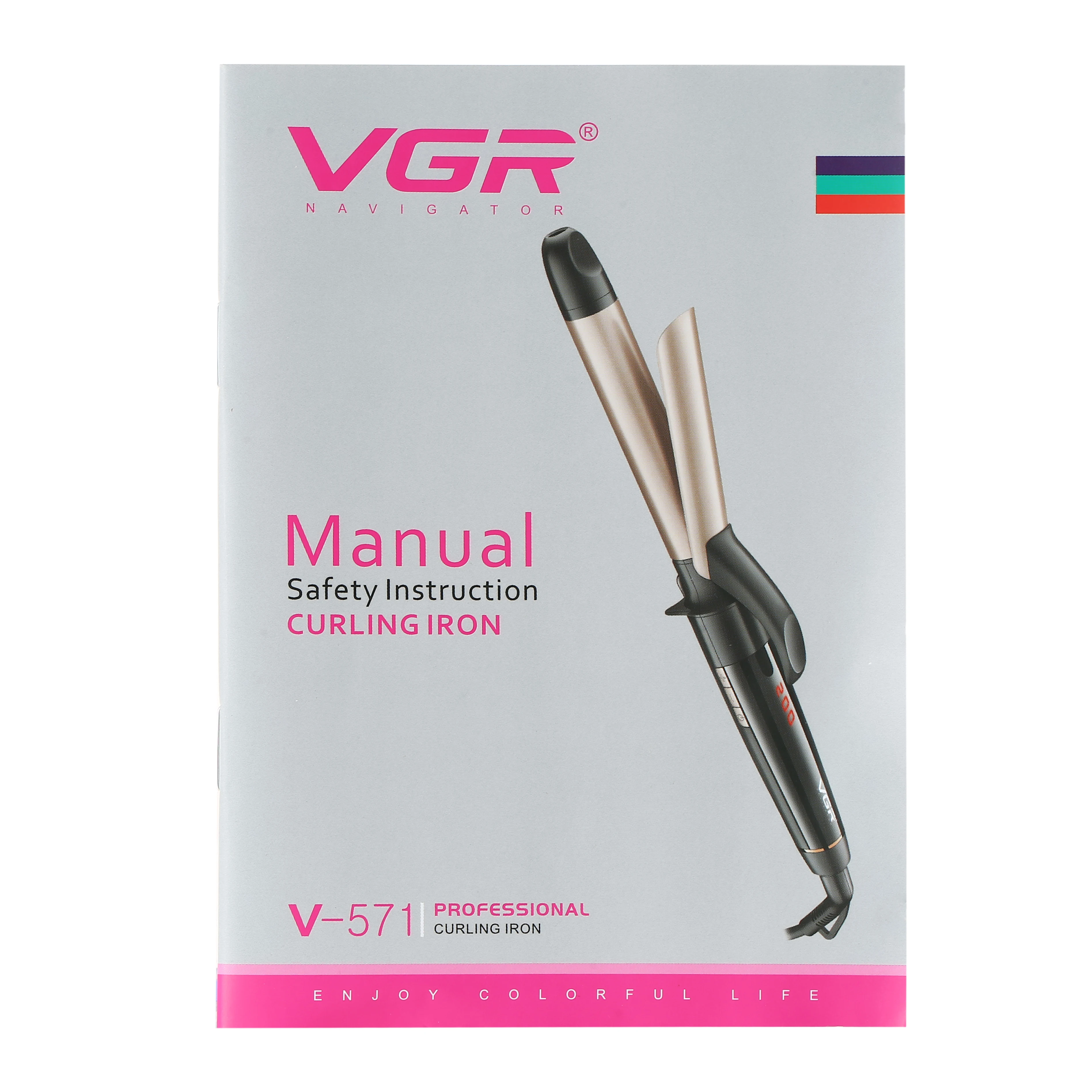VGR V 571 профессиональные щипцы для завивки волос выпрямитель с анионным эфирным