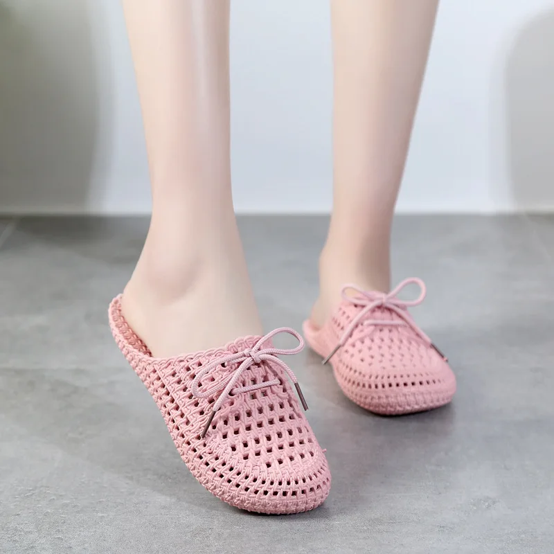 

2022 summer shoes woman slippers new arrival indoor sandals solid PVC casual slippers women shoes promotional female sandal