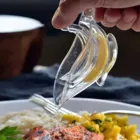 Ручная Соковыжималка для лимона, портативная прозрачная соковыжималка для фруктов, элегантная соковыжималка в форме птицы для лимонного сахарного тростника, соковыжималка для свежего сока, соковыжималка для фруктов