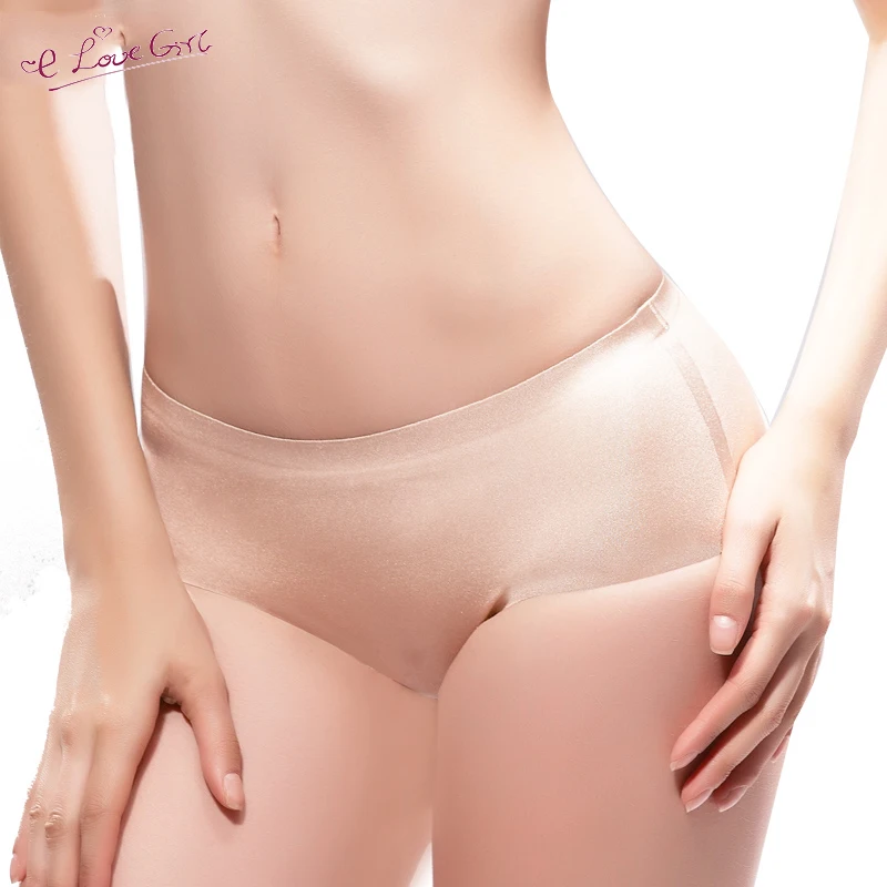 

Elovegirl New Products Sexy Underwear Female Hips Solid Color One-piece Seamless Underwear Simple and Smooth Brief