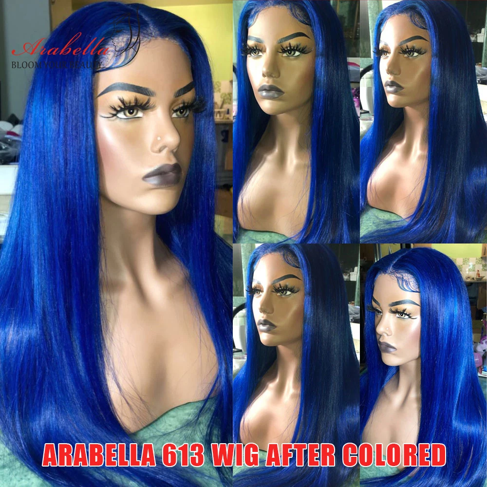 613 Lace Front Wig 180% 250% Density Human Hair Wigs High Ratio Arabella Remy Hair Peruvian 13x4 Blonde Lace Front Wig