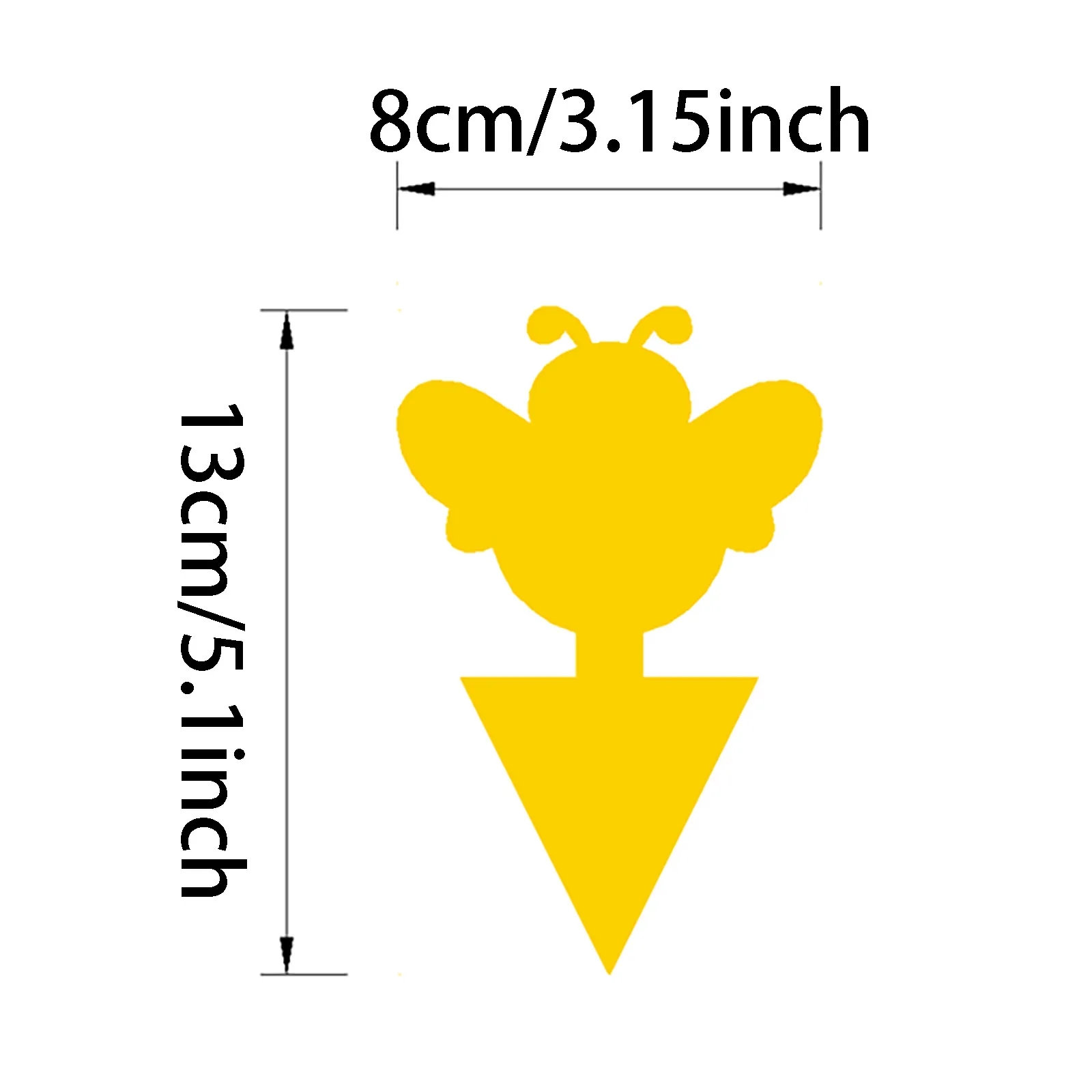 

Flie Traps Bugs Sticky Board Dual-Sided Sticky Traps Flying Plant Insect Catcher jardinage potager Fly Trap