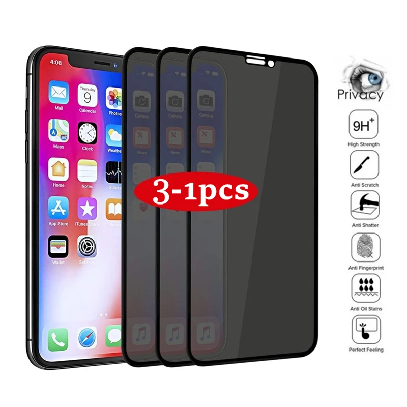 

Privacy Tempered Glass Anti-spy Best Film for iphone 6 s 7 8 Plus X XS XR Screen Protector For iPhone 12 11 Pro Max 12Mini SE 20
