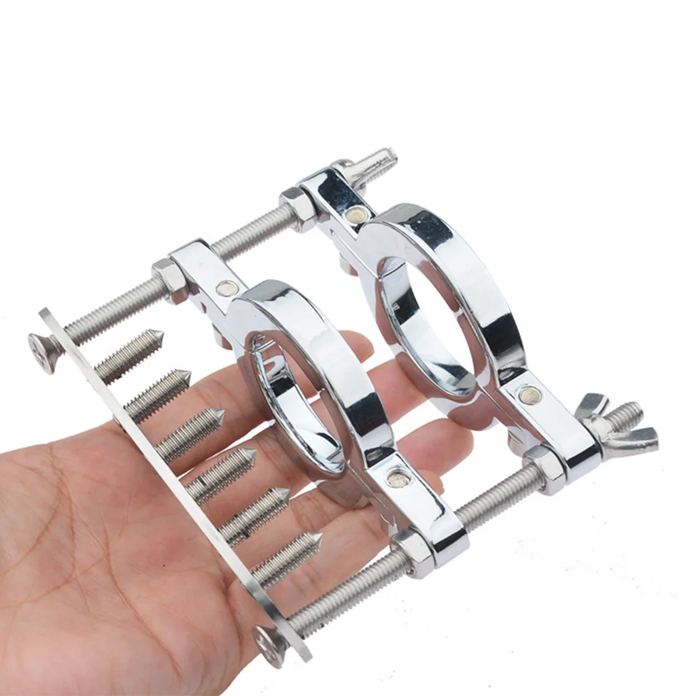 Мужской пресс для мошонки из нержавеющей стали кольцо пениса с задержкой