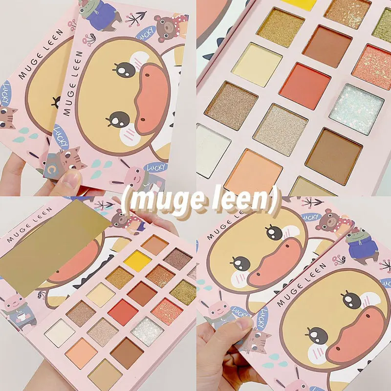 

18 Colors Eyeshadow Palette Mysterious Hudas Waterproof Palette Make Up Brush Eyeshadow Palette Cosmetic